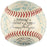 Beautiful 1956 Milwaukee Braves Team Signed NL Giles Baseball Hank Aaron JSA COA
