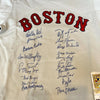 Stunning 1975 Boston Red Sox AL Champs Team Signed Jersey Carl Yastrzemski JSA