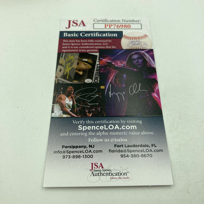 Beautiful Mark Grace Gold Glove 92,93,95,96 Signed Gold Glove Baseball JSA COA