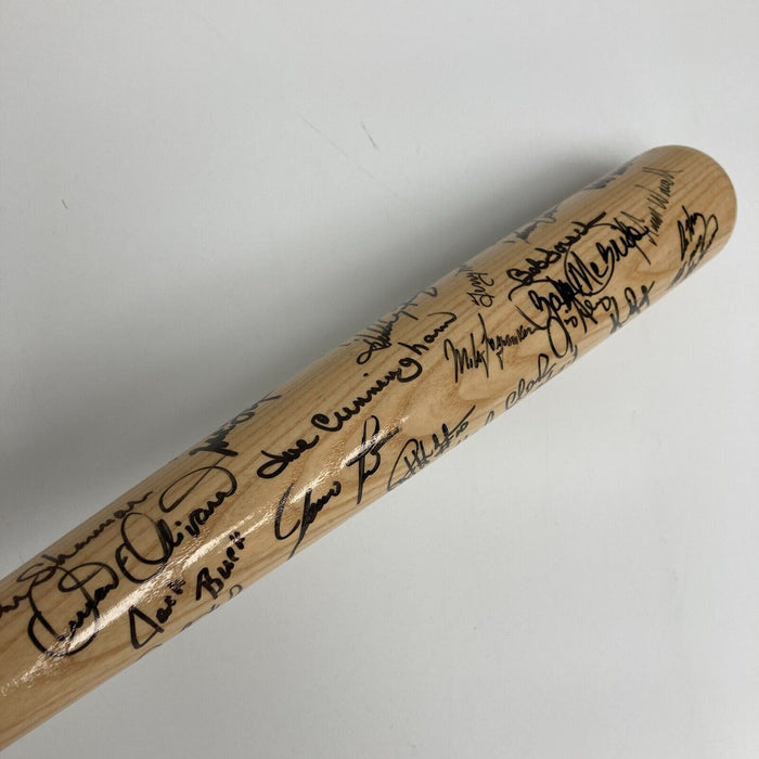 St. Louis Cardinals HOF Legends Multi Signed Bat 33 Sigs Stan Musial JSA COA