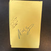 Cher & Nicolas Cage Moonstruck Cast Signed Original Advertising Display JSA COA
