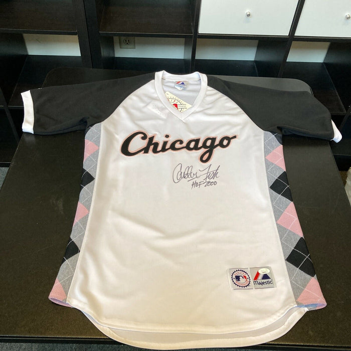 Carlton Fisk Signed Chicago White Sox Authentic Jersey JSA COA