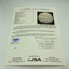 Rare Mickey Mantle Signed Art Mini American League Baseball JSA COA