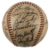 New York Yankees Giants Dodgers 1920's-1950's Legends Multi Signed Baseball JSA
