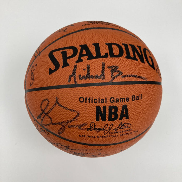 Kobe Bryant Shaq Tim Duncan 2004 All Star Game Team Signed Basketball JSA COA