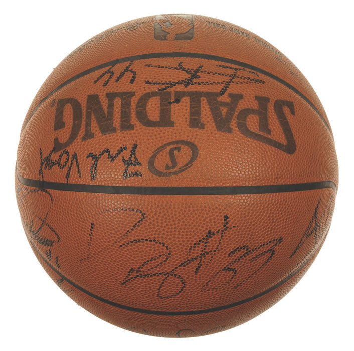 2011-2012 Indiana Pacers Team-Signed Game Used Basketball Paul George JSA COA