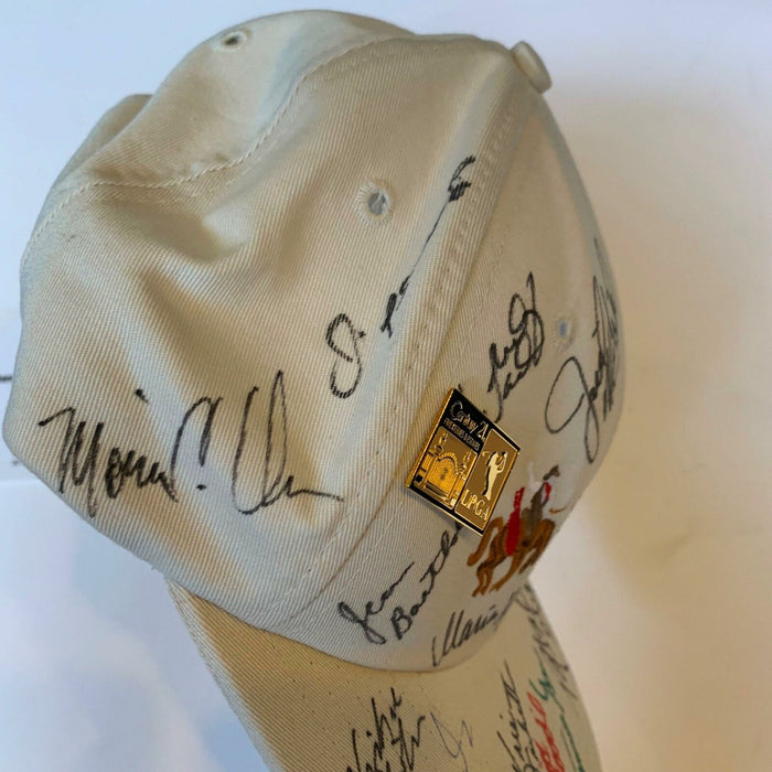 2002 PGA El Caballero Office Depot Signed Golf Cap Hat 20 Sigs With JSA COA