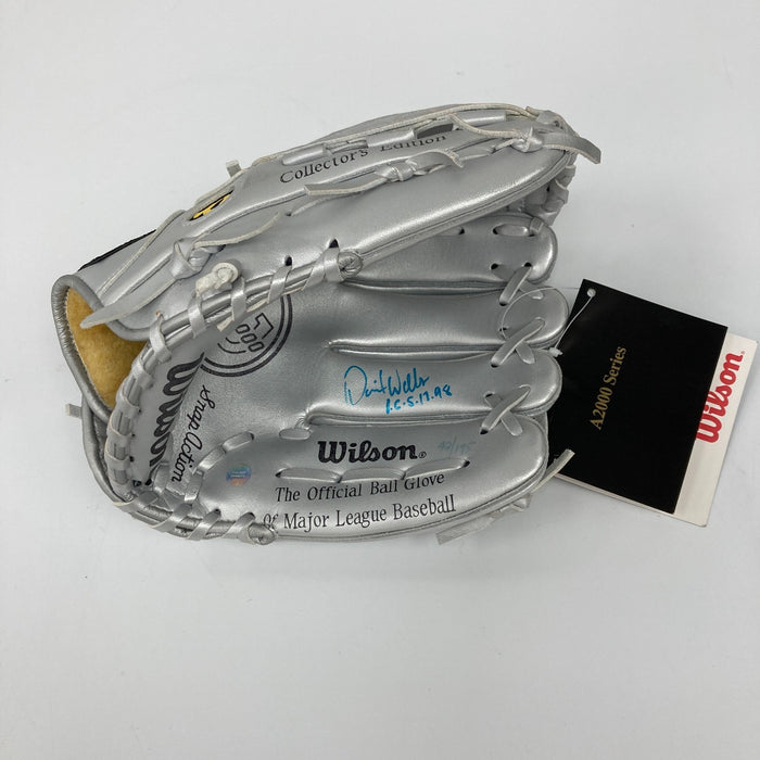 David Wells 1998 Perfect Game Signed Wilson Baseball Glove JSA COA