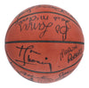1976–77 Los Angeles Lakers Team Signed Playoffs Game Used Basketball JSA & MEARS