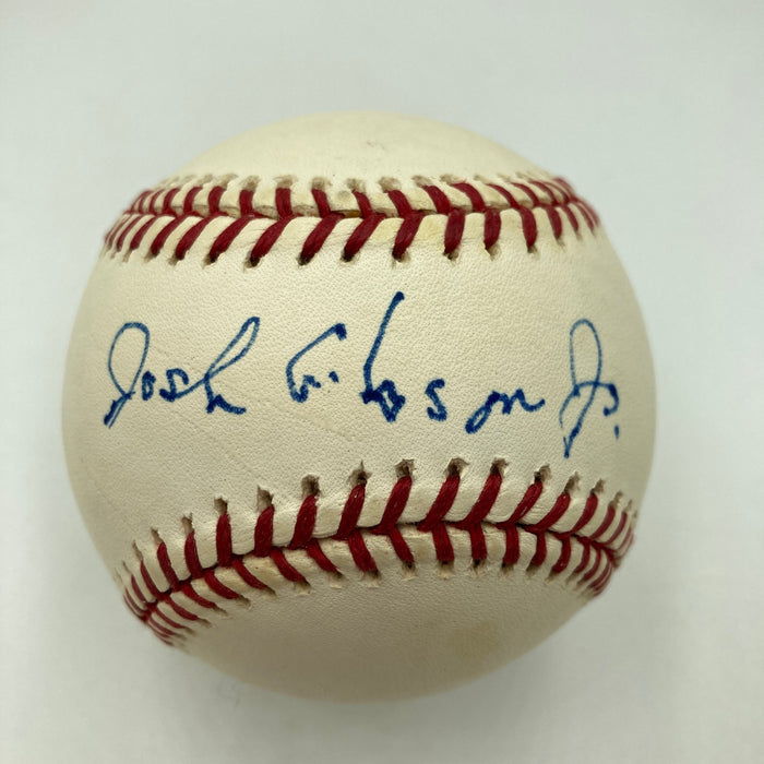 Josh Gibson Jr. Single Signed Major League Baseball Negro League JSA COA