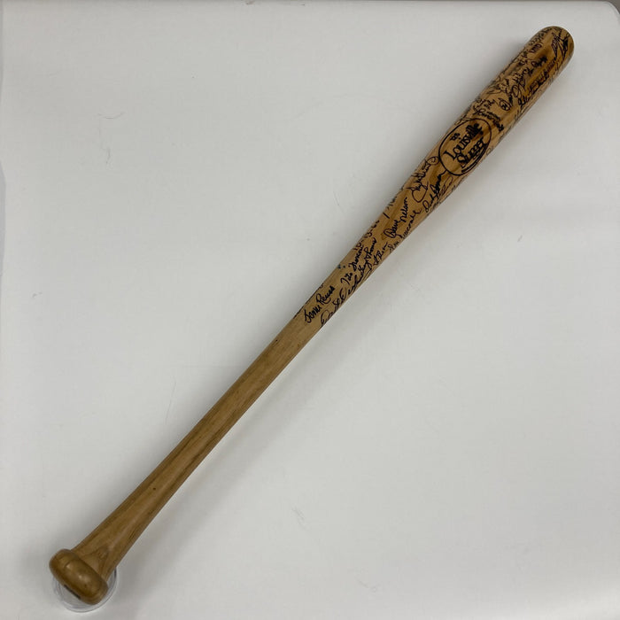 Hall Of Fame & Legends Multi Signed Baseball Bat 73 Sigs PSA DNA COA