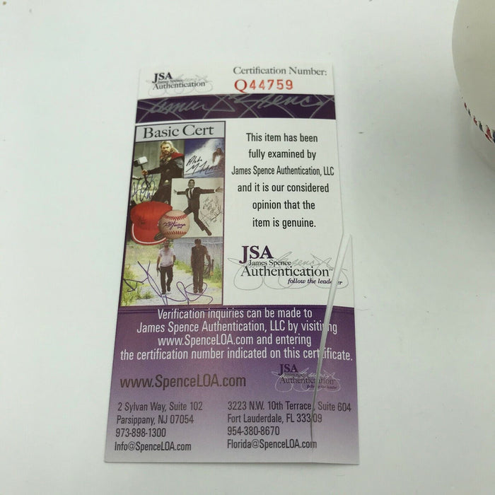 Edwin Encarnacion Signed Official 2014 All Star Game Baseball JSA COA Yankees