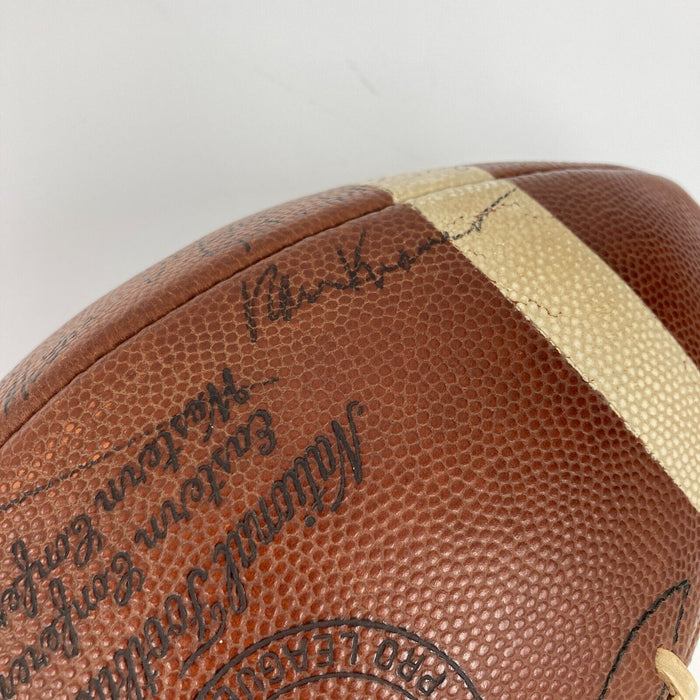 1962 Green Bay Packers NFL Champs Team Signed Football Vince Lombardi PSA DNA