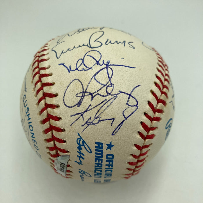 500 Home Run Signed Baseball With 21 Sigs! Mickey Mantle PSA DNA Graded 9 MINT