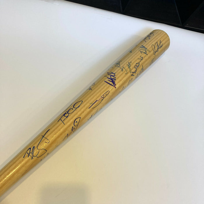 Mookie Betts Anthony Rendon Zack Wheeler Rookie Prospects Signed Bat JSA COA