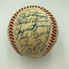 Willie Mays Hank Aaron Hall Of Fame Multi Signed Baseball 33 Sigs JSA COA