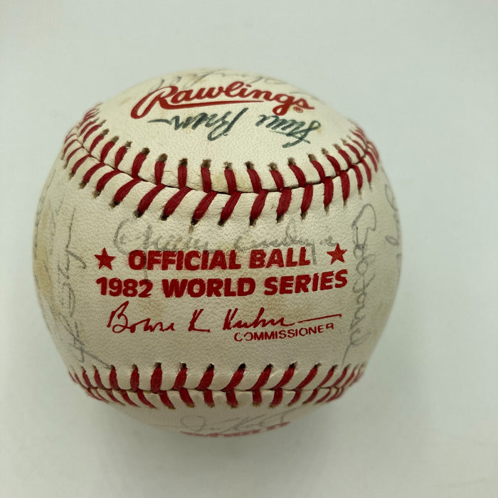 1982 St. Louis Cardinals World Series Champs Team Signed Baseball PSA DNA