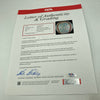The Finest 1955 Brooklyn Dodgers Team Signed Baseball Jackie Robinson PSA DNA 8