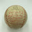 1956 New York Yankees World Series Champs Team Signed Baseball JSA COA