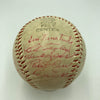 1956 New York Yankees World Series Champs Team Signed Baseball JSA COA