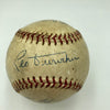Ernie Banks Ron Santo Billy Williams Chicago Cubs Legends Signed Baseball JSA