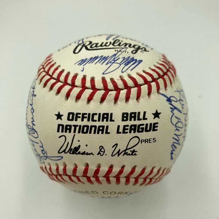 1962 New York Mets Inaugural Season Team Signed National League Baseball JSA COA