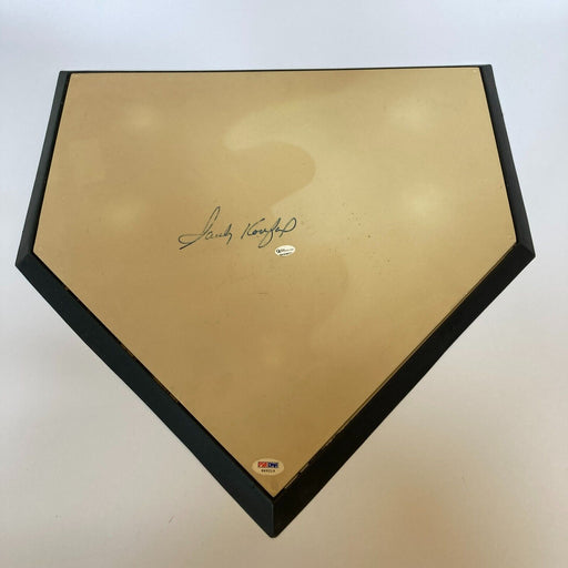 Sandy Koufax Signed Full Size Home Plate Base PSA DNA