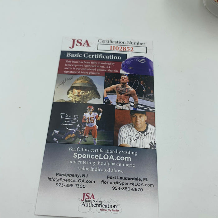 Sonny Siebert Playing Days Signed 1960's American League Baseball JSA COA