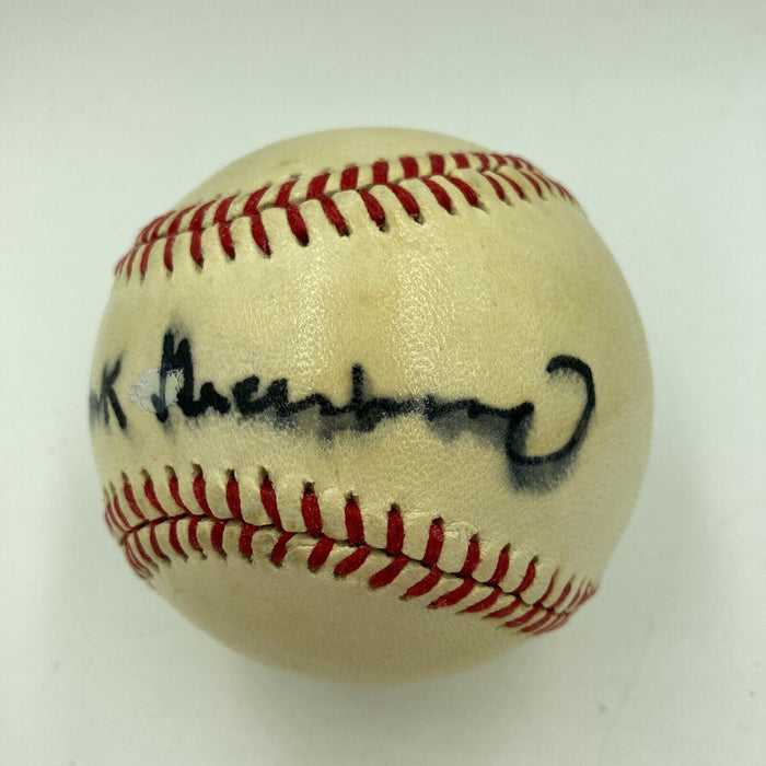 Hank Greenberg Single Signed 1983 All Star Game Baseball With JSA COA