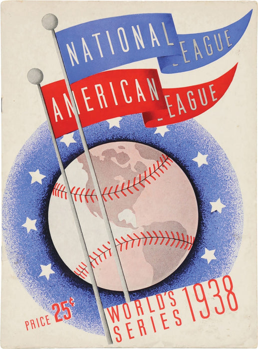 1938 World Series Signed Program by Entire Chicago Cubs Team 24 Autos PSA DNA