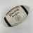 1960 Cleveland Browns Team Signed Vintage Football 36 Sigs Jim Brown JSA COA