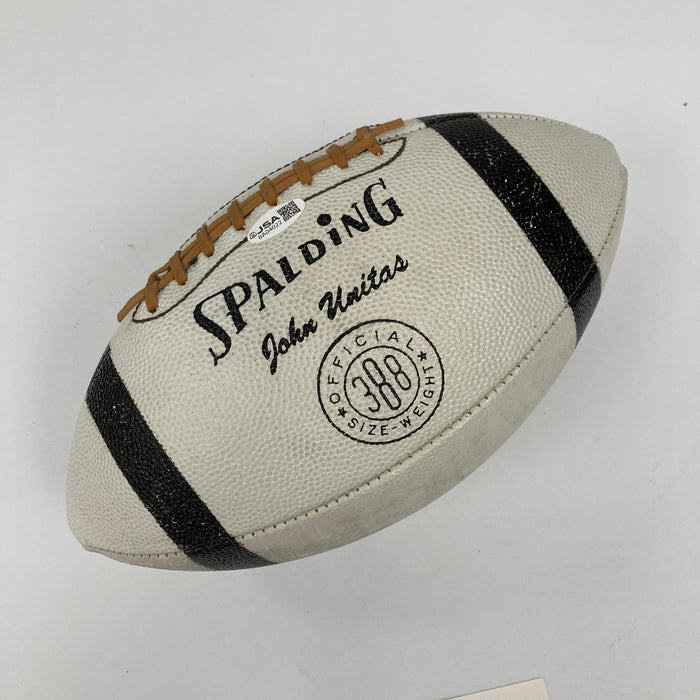 1960 Cleveland Browns Team Signed Vintage Football 36 Sigs Jim Brown JSA COA