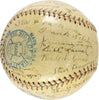Jimmie Foxx Rookie  1925 Philadelphia Athletics A's Team Signed Baseball PSA DNA