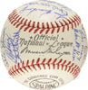 The Finest 1968 Cincinnati Reds Team Signed Baseball Johnny Bench Rookie PSA