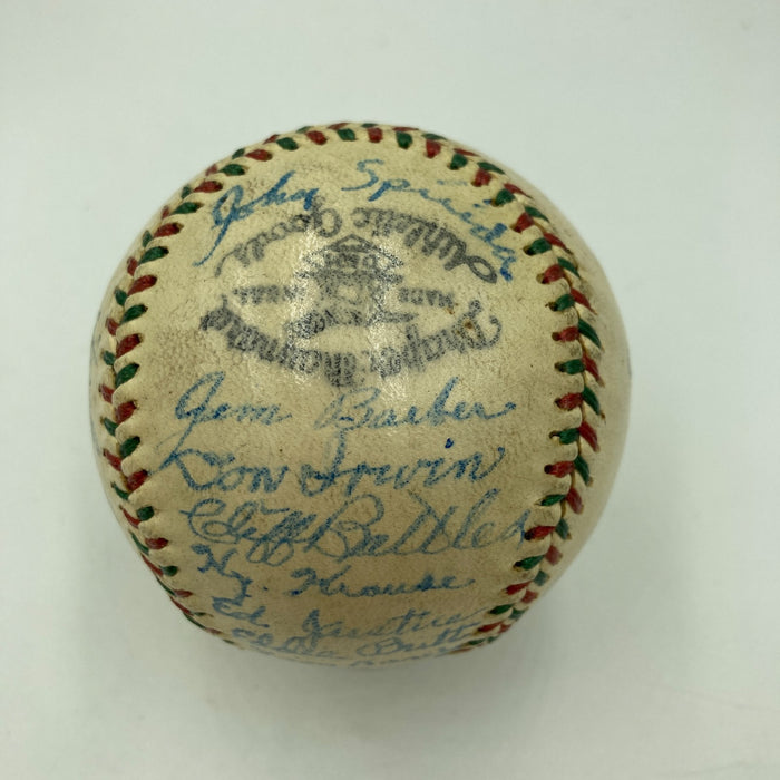 Historic 1937 Washington Redskins Inaugural Season Team Signed Baseball JSA COA