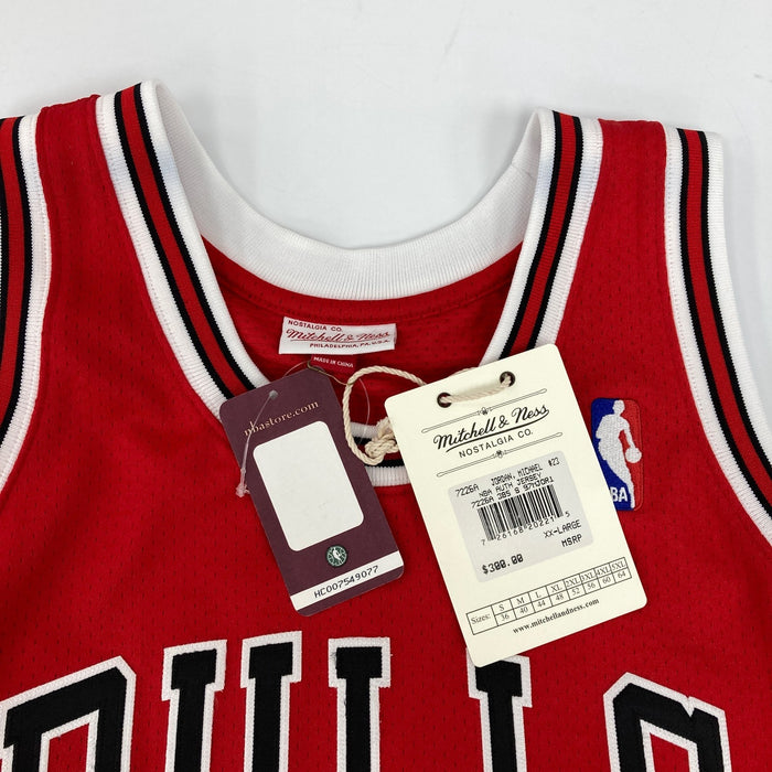 Michael Jordan Signed Chicago Bulls Authentic 1997-98 Jersey UDA & JSA COA