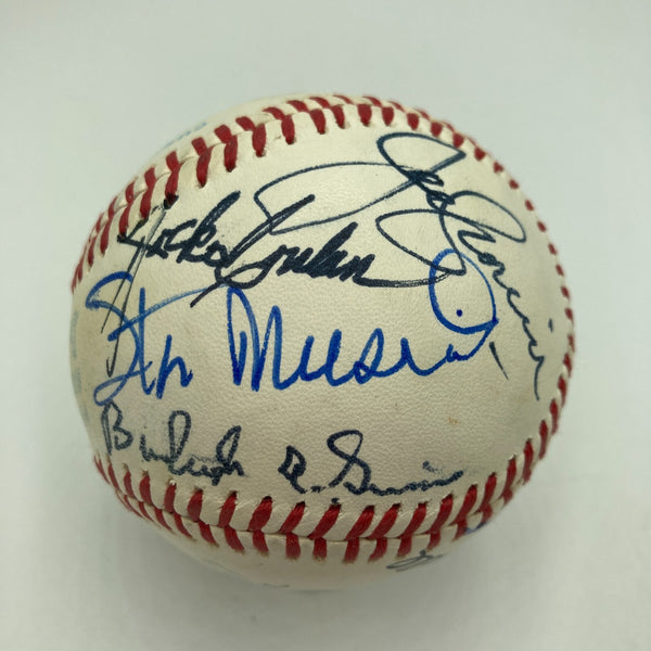 1970's HOF Multi Signed Baseball Earl Averill Burleigh Grimes JSA COA