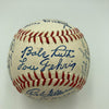 Babe Ruth Lou Gehrig 1950's Vintage Hall Of Fame Facsimile Signed Baseball
