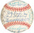 Beautiful Joe Dimaggio Hall Of Fame Multi Signed Baseball JSA & Beckett COA