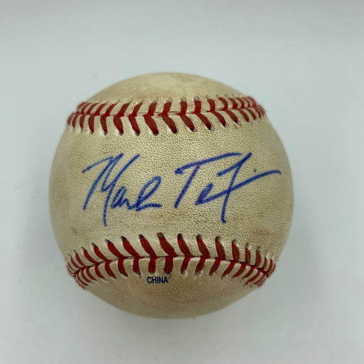 Mark Teixeira Rookie Signed Arizona Fall League game Used Baseball PSA DNA COA