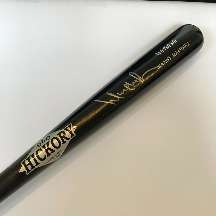 Manny Ramirez Signed Old Hickory Game Model Baseball Bat With JSA COA
