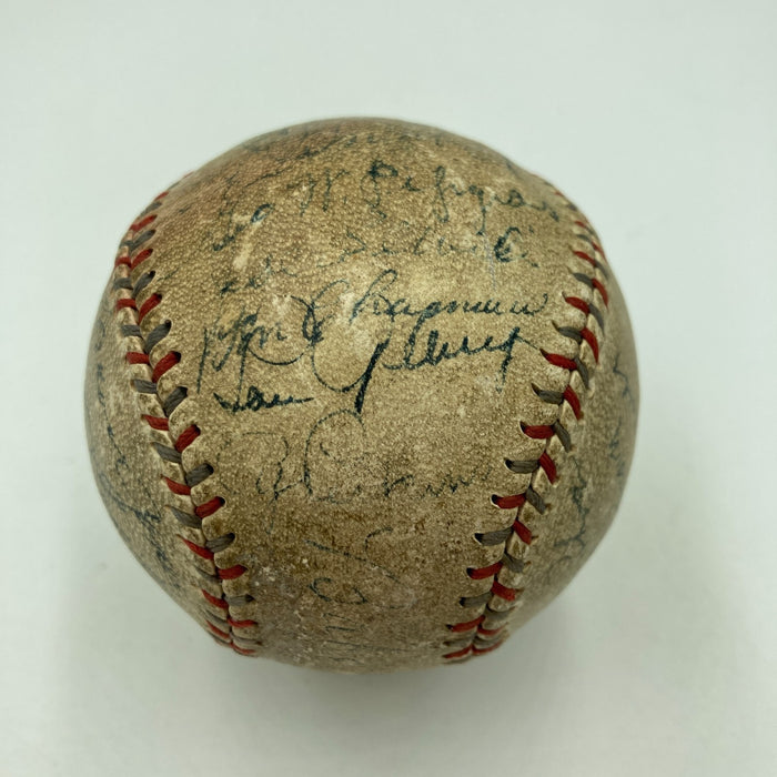 Babe Ruth & Lou Gehrig 1931 New York Yankees Team Signed Baseball JSA COA