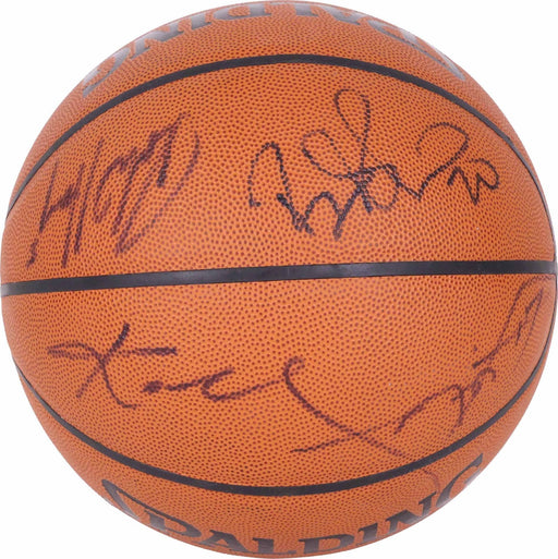 Kobe Bryant 2002-03 Los Angeles Lakers NBA Champs Team Signed Basketball PSA