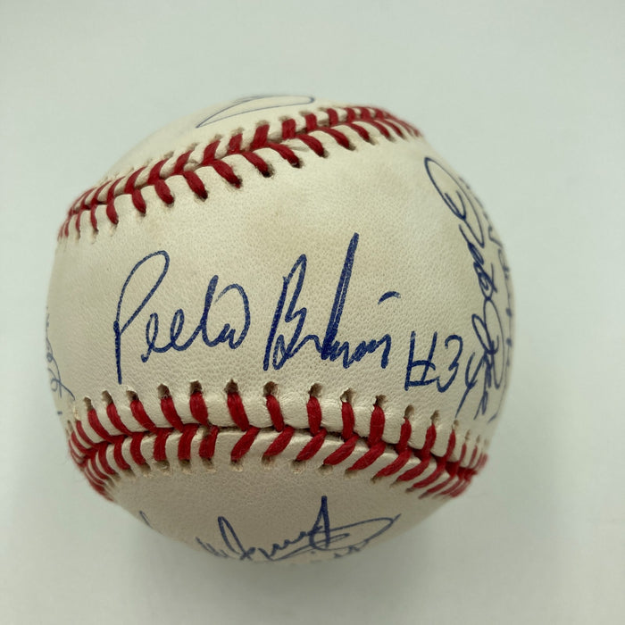 1975 Cincinnati Reds World Series Champs Team Signed Baseball JSA COA