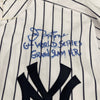 New York Yankees World Series Grand Slams Signed Jersey 5 Sigs Yogi Berra JSA