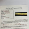 New York Yankees Legends Team Of The Century Multi Signed Baseball Bat JSA COA
