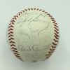 1950's Hall Of Fame Signed Baseball  29 Sigs Joe Dimaggio Lefty Grove JSA COA