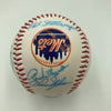 Vintage 1986 New York Mets World Series Champs Team Signed Baseball JSA COA