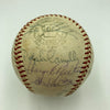 Joe Dimaggio 1960's Yankees Old Timers Day Multi Signed Baseball JSA COA