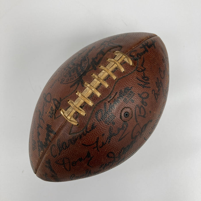 1969 Pittsburgh Steelers Team Signed Wilson NFL Game Football JSA COA